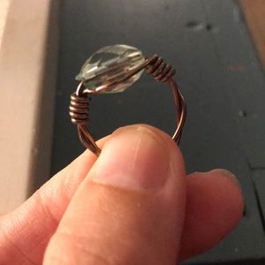 Handmade wire wrapped rings